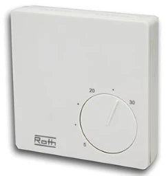 ROTH WERKE Roth Raumthermostat Basicline H/C 230 Volt   – 1135007406