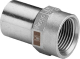 VIEGA Viega Einsteckstück Temponox 1712.1 in 22mmxRp3/4 Stahl nichtrostend  – 812 706