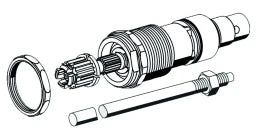 SCHELL SCHELL Oberteil mit Spindel zu aktueller Polararmatur  – 22 235 00 99