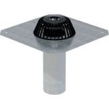 GEBERIT GE Dachwassereinlauf konventionell 6 l/s d110mm, Bitumen, 6 l/s, Anschlussblech   – 359.037.00.1