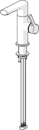 HANSA Hansa Ronda Waschtischmischer o. Ablaufgarnitur m. Flexschläuche chrom   – 5534 2203