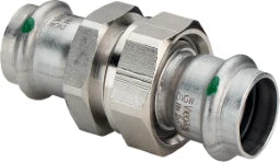 VIEGA Viega Verschraubung mit SC Sanpress Inox 2360 in 15mm Edelstahl   – 437 381