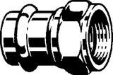 VIEGA Viega Verschraubung mit SC Sanpress 2263 flachdichtend in 35mm x G2 Sibr   – 305 024