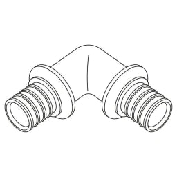 REHAU REHAU Winkel 17x2,0/16x1,5-17x2,0/16x1,5, 90 Grd  – 12588971002
