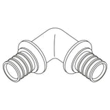 REHAU REHAU Winkel 17x2,0/16x1,5-17x2,0/16x1,5, 90 Grd  – 12588971002