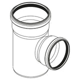 REHAU RAUPIANO PLUS Einfachabzweig DN 40/40, 87 Grad   – 11231141002