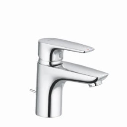 KLUDI Kludi Pure&Solid WT-Einhandmischer 75 DN15 mit Ablaufgarnitur   – 342760575