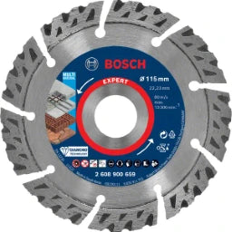 BOSCH POWER TOOLS EXPERT MultiMaterial Diamanttrennscheibe n, 115 x 22,23 x 2,2 x 12 mm  – 2 608 900 659