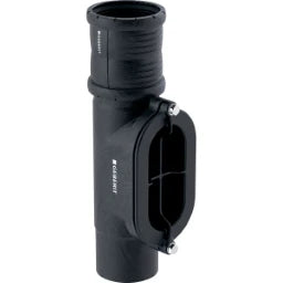 GEBERIT GE Silent-Pro Reinigungsstueck 90 Gr. d110mm Oeffnung oval  – 393.503.14.1