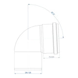 POLOPLAST PO Bogen POLO-KAL NG DN 125/87Grad   – 02154