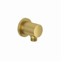 KLUDI Kludi Nova Fonte Schlauchanschlussbogen PURISTIC eigensicher brushed gold  – 20543N0-15