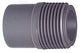 FISCHER GEORG GF Übergangsnippel PVC-U d 32x1" AG   – 721913508