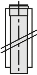VAILLANT Vaillant Verlaengerung konz.2m Nr.303205  – 303205