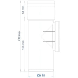 POLOPLAST PO Reinigungsrohr POLO-KAL 3S DN 75  – 102766