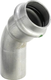 VIEGA Viega Bogen 45 Grad mit SC Sanpress Inox 2326.1 in 42mm Edelstahl   – 435 431