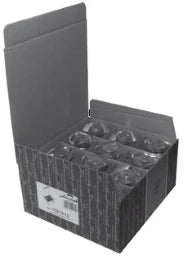 SCHMIEDL GS Atmos Oberteil-Box Atmos Glasklar 12 Stück   – GS0102/15.12