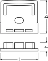 LEDVANCE Wide Profiles for LED Strips -PW01/EC/H  – 4058075277366