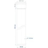 POLOPLAST PO Steckmuffenrohr POLO-KAL 3S DN 90/1500  – 102414