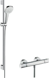 HANSGROHE HG Croma Select E Vario Combi Set 900mm, weiß/chrom  – 27082400