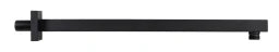 REGENWERK Regenwerk Passion Wandarm 400 mm schw., eckig, Messingros.,Quick-Steckm.  – BPPAARRWA400ES