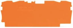 WAGO Abschluss- und Zwischenplatte 1 mm dick, orange   – 2004-1492