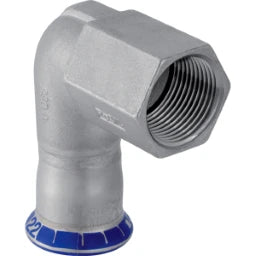 GEBERIT GE Mapress Edelstahl Uebergangswinkel 90 Gr. d22mm x Rp 3/4  – 33805