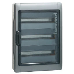 LEGRAND Feuchtraumverteiler Plexo³, PV, Aufputz, IP65-IK09, 3-reihig, 54 Module  – 414037