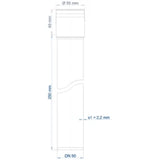 POLOPLAST PO Steckmuffenrohr POLO-KAL 3S DN 50/250  – 102401