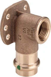 VIEGA Viega Wandscheibe mit SC Sanpress 2225.5 in 18mm x Rp3/4 Siliziumbronze   – 335 236