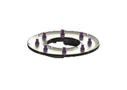 KESSEL KESSEL-Pressdichtungsflansch Ecoguss System 125, inkl. Fixierklammern   – 48407