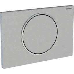 GEBERIT GE Betaetigungsplatte Sigma10 Spuel/Stop ES gebuerstet, verschraubt, square   – 115.787.SN.5