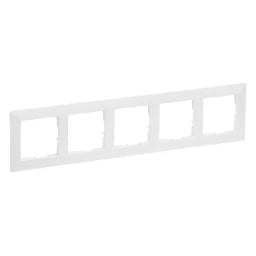 LEGRAND SEANO 5-fach Rahmen in der Farbausführun g Ultraweiss  – 765175