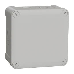SCHNEIDER ELECTRIC Mureva BOX, Abzweigdose, Drückplatte 7xM 16/20, 105x105x55mm  – ENN05085