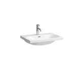 LAUFEN Laufen Lua Waschtisch unt.bauf. 81008.4 650x460 1HL mÜL weiß  – H8100840001041