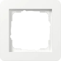 GIRA Abdeckrahmen 1f Gira E1 Reinweiss  – 0211150