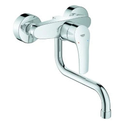 GROHE Grohe Eurosmart Einhand-SPT-Batterie Wandmontage Ausladung 217mm chrom   – 31 391 003