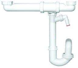 HUTTERER & LECHNER HL126.2/40 Raumsparsifon DN40x6/4" m. Kgel. WG-Anschl. u. Abl.verbindung DN40   – HL126.2/40