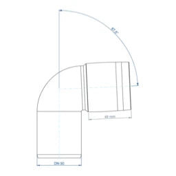 POLOPLAST PO Bogen POLO-KAL XS DN 50/87Grad  – 102124