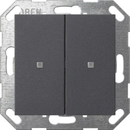 GIRA KNX Taster Wippe 2f System 55 anthrazit   – 517328