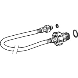 GEBERIT GE Panzerschlauch DN8, 3/8, zu Sigma UP-Spuelkasten   – 240.921.00.1