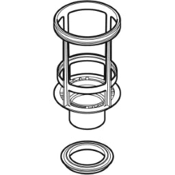 GEBERIT GE Bassin mit Dichtung fuer UP-SpK 110.620, 10.400, 10.800 und Twinline   – 240.195.00.1