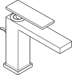 HANSGROHE HG Tecturis E WTM 110 mit Zugstangen-Ablaufgarnitur chrom  – 73010000