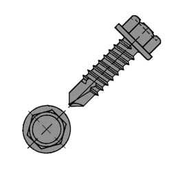 MEFA Bohrschraube DIN 7504 K, 4,2 x 19 mm gvz  – 3700419