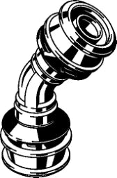 VIEGA Viega Winkelkupplung mit SC Raxofix 5326 in 63mm Siliziumbronze 45 Grad   – 647 117