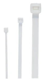 CIMCO Kabelbinder, naturfarbig, B x L 4,5 x 36 0 mm, 100 Stück  – 181369