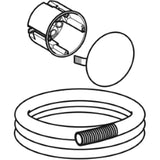 GEBERIT GE Rohbauset zu elektr. WC-Ausloesung mit Stuetzklappgriff   – 241.154.00.1