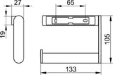 KEUCO Keuco Plan WC-Papierhalter offene Form chrom  – 14962010000