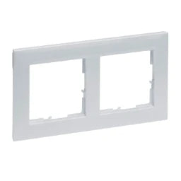 LEGRAND SEANO 2-fach Rahmen in der Farbausführun g Aluminium lackiert  – 765272