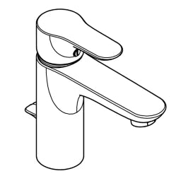 KLUDI Kludi Objekta WT-Einhebelmischer XL mit Ablaufgarnitur, chrom  – 322600575