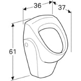 GEBERIT SANITAER Geberit Renova Urinal weiß   – 235300000